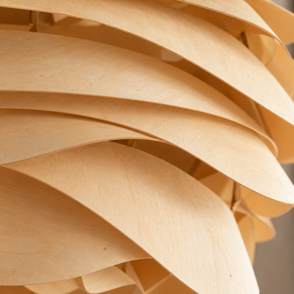 Suspension en Bois Pétales Liora