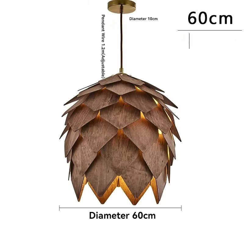 Dimensions suspension pomme de pin Pinea Ø 60 cm, câble 120 cm