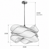 Suspension en Bois Ruban