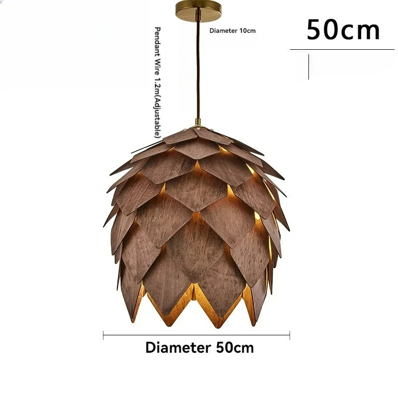 Dimensions suspension pomme de pin Pinea Ø 50 cm, câble 120 cm