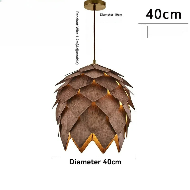 Dimensions suspension pomme de pin Pinea Ø 40 cm, câble 120 cm