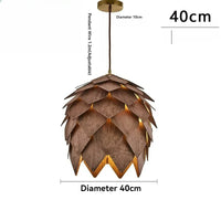Dimensions suspension pomme de pin Pinea Ø 40 cm, câble 120 cm