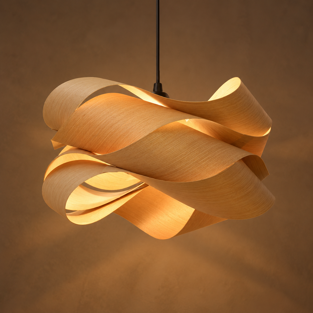 Suspension en Bois Ruban
